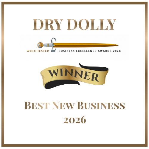 Dry Dolly's award for Best New Business 2026 from Winchester Business Excellence Awards 2026.